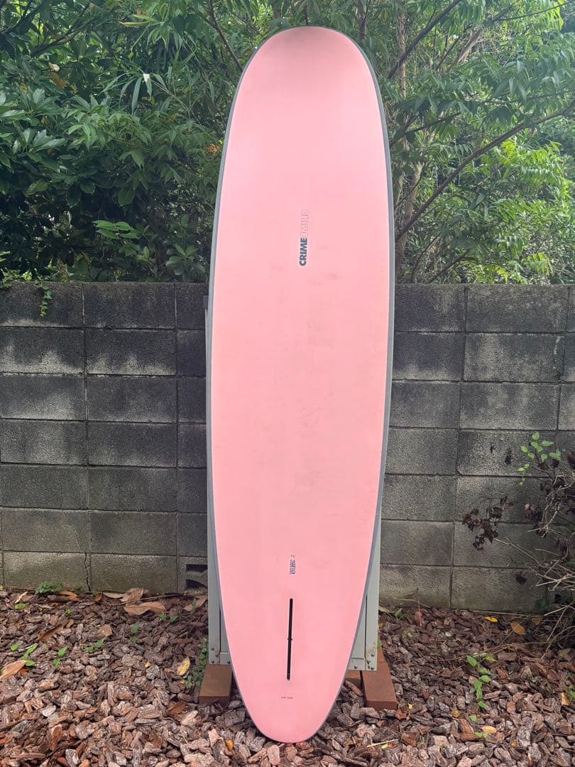 サーフボード　CRIME 7'6 グレーピンク
