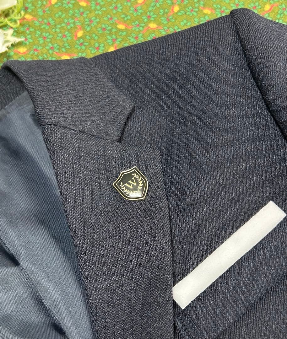 未使用ウォルツバイビームス デザイン BEAMS150ネイビースーツ男の子 無地