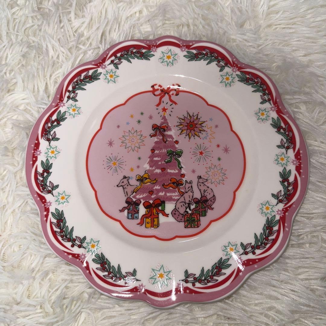 Cath Kidston クリスマス皿 - 4枚セット