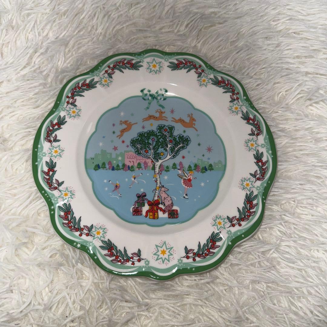 Cath Kidston クリスマス皿 - 4枚セット