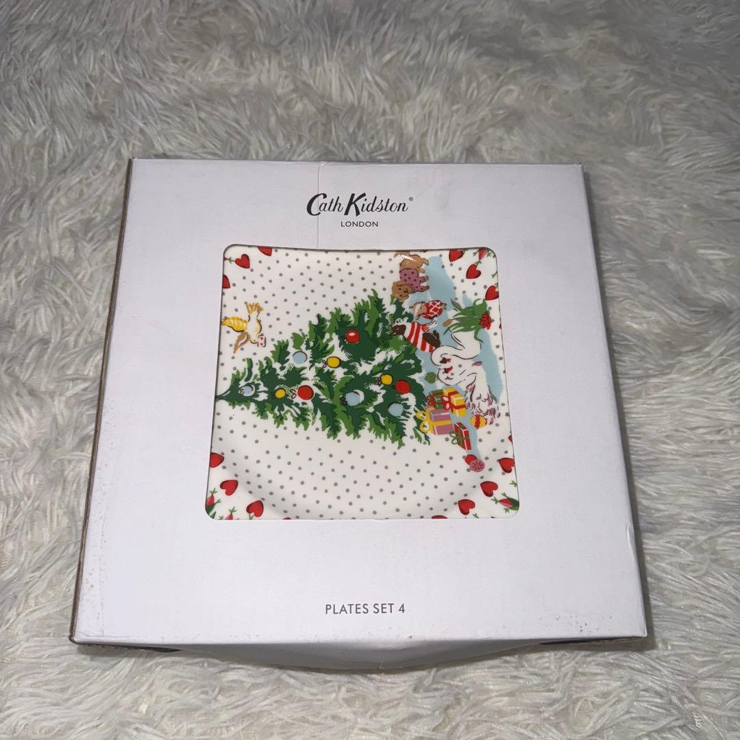Cath Kidston クリスマス皿 - 4枚セット