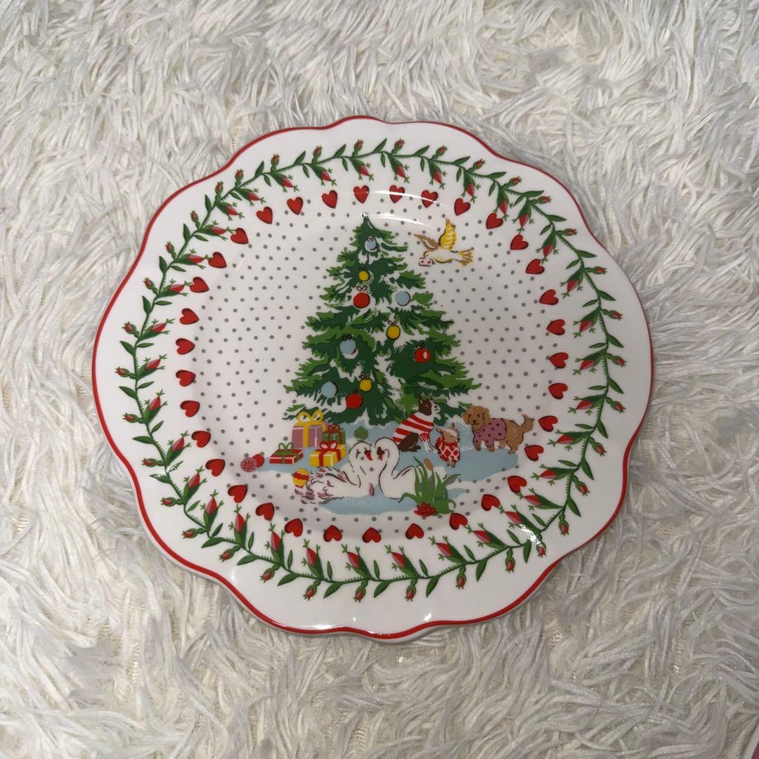 Cath Kidston クリスマス皿 - 4枚セット