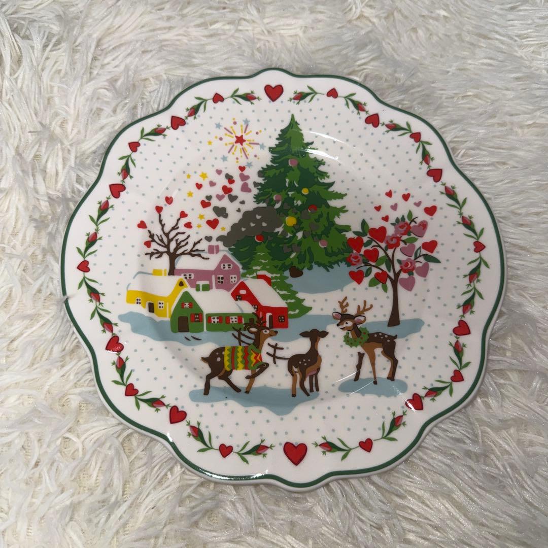 Cath Kidston クリスマス皿 - 4枚セット