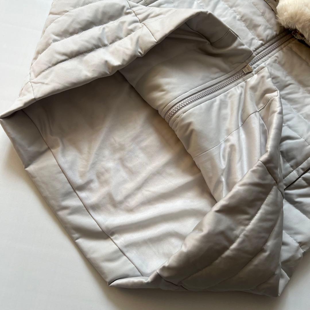 ARCHIVIO アルチビオ　ダウン　ワンピース　ファー　中綿　38 M グレー