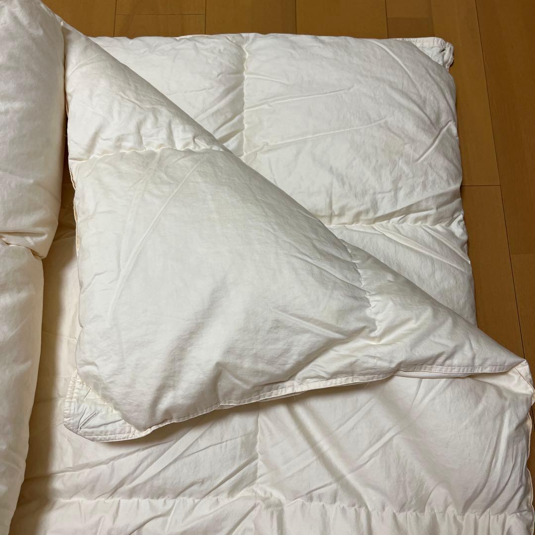 羽毛布団　ダブル　良品計画