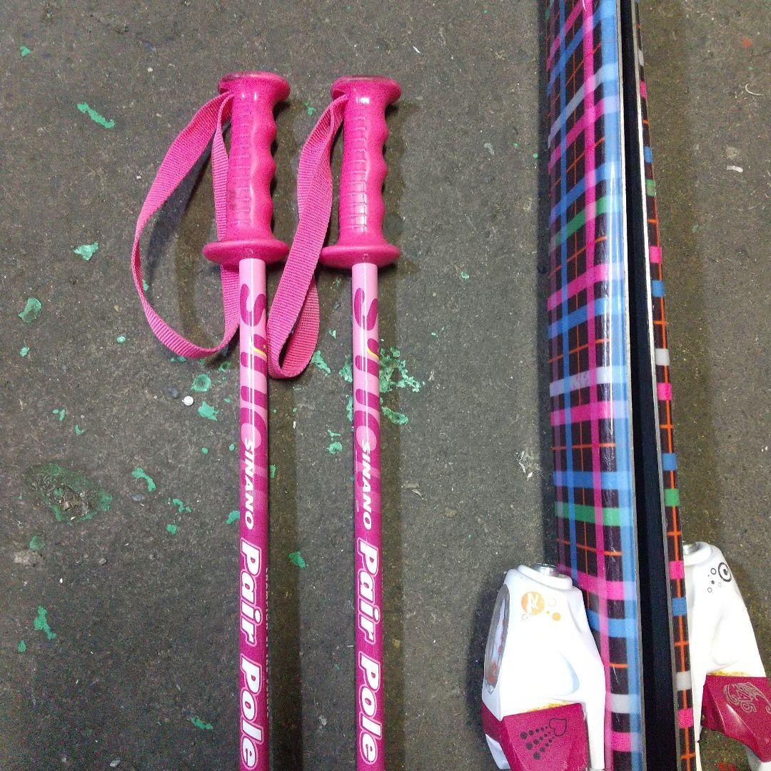 ジュニアスキーセット スキー130cm ブーツ23cm