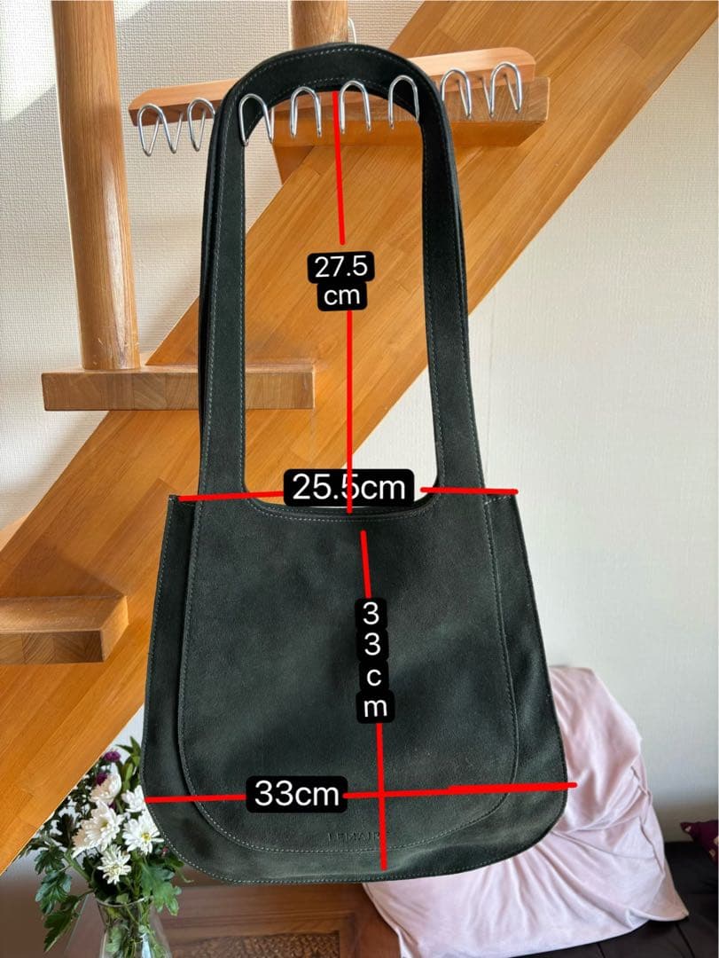 美品LEMAIRE スエード ショルダーバッグ