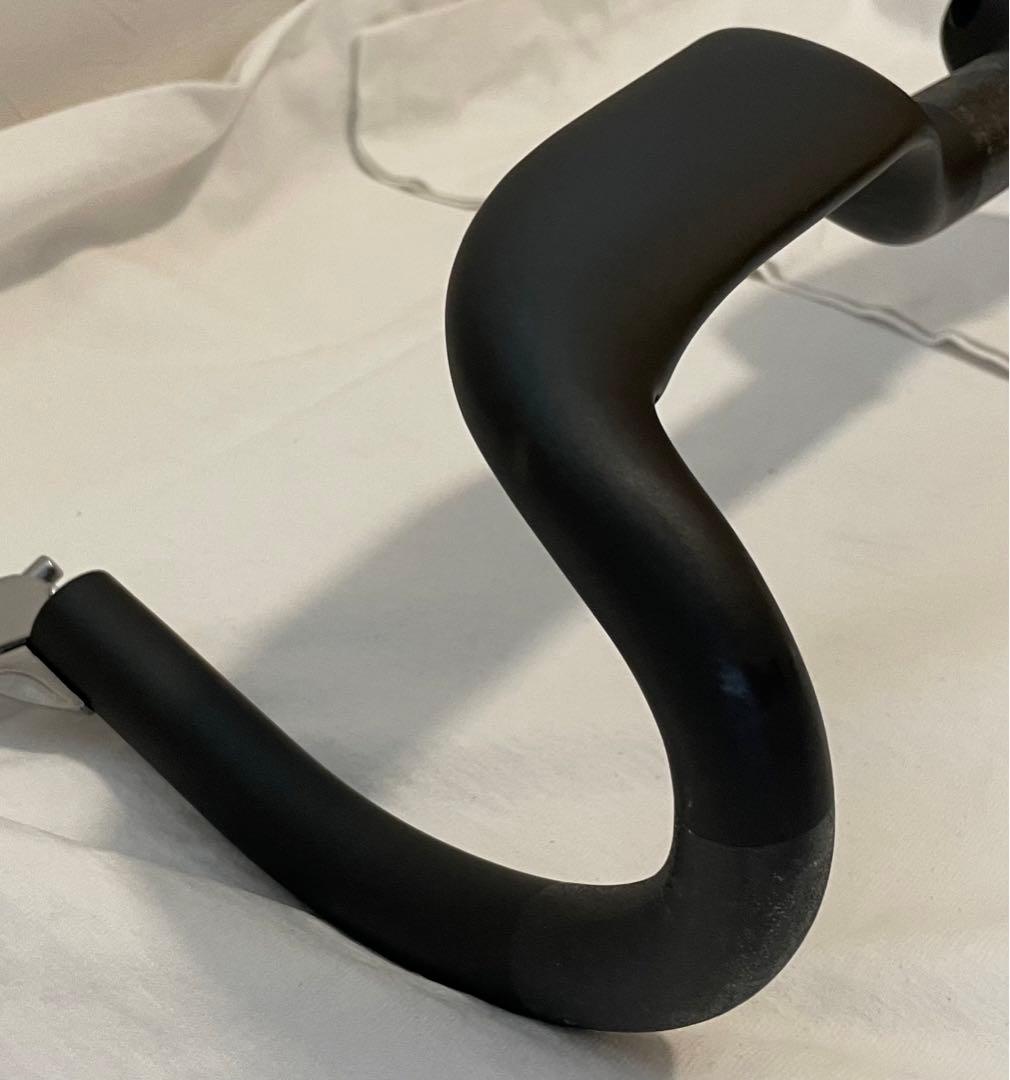 カーボン　エアロ　ドロップハンドル 420mm ライズ:30mm