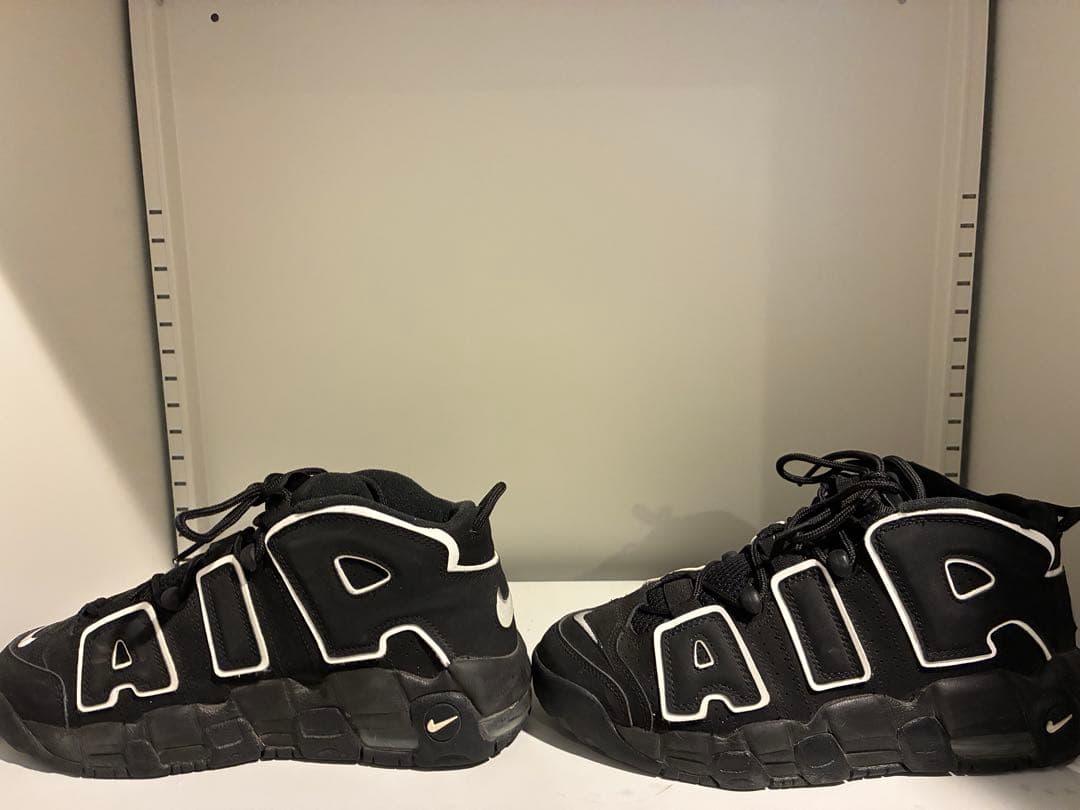 NIKE AIR MORE UPTEMPO ブラック　25cm
