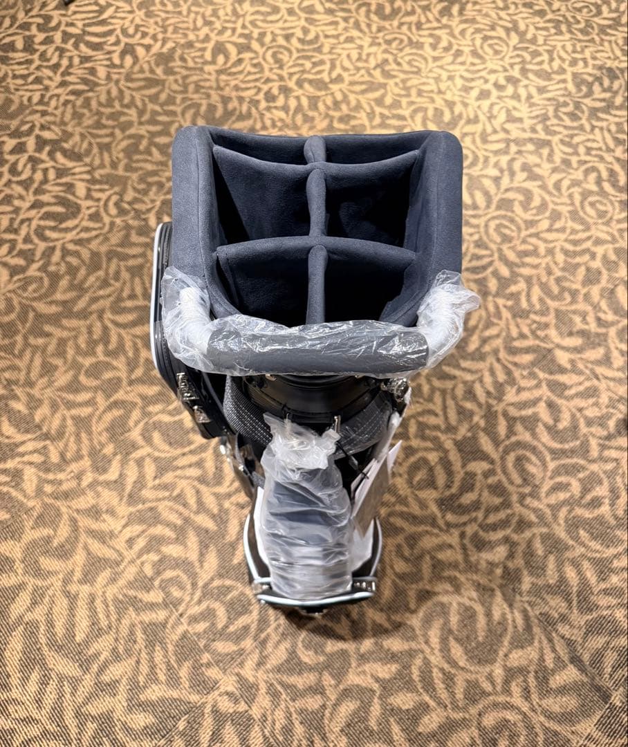 MARK&LONA スタンド付きキャディバッグ ブラック