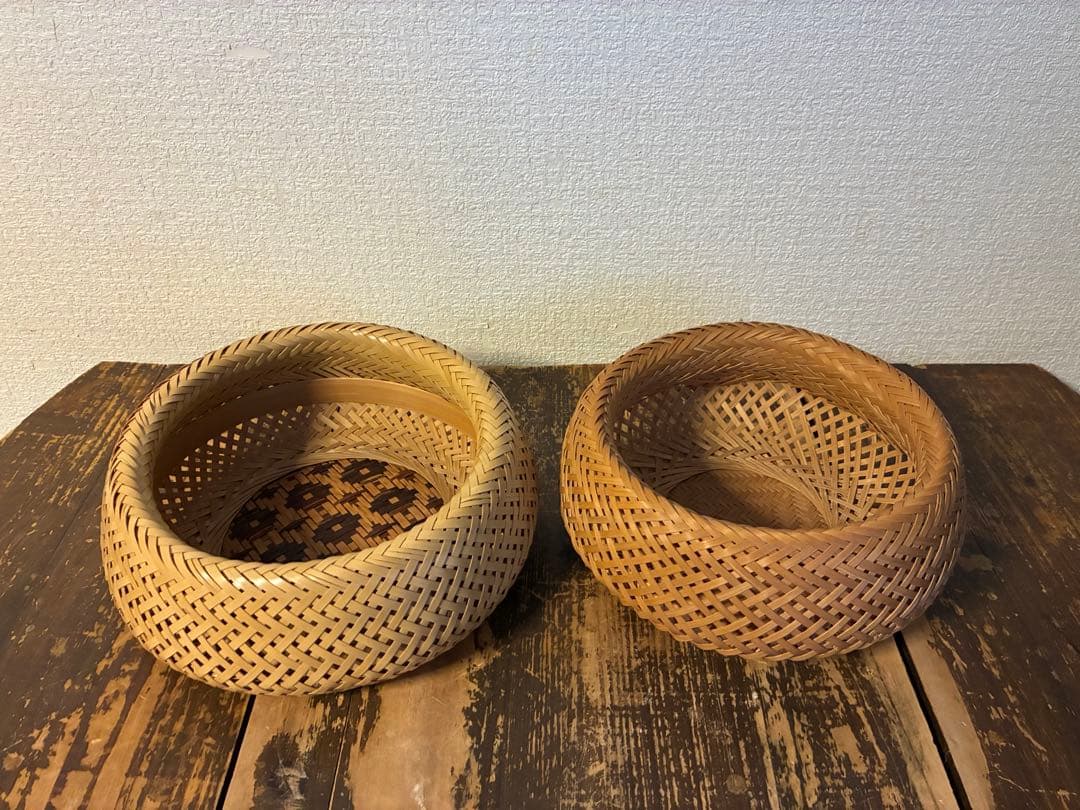 おまとめ　かごバスケット6点　木箱5点　アルミ皿　16点