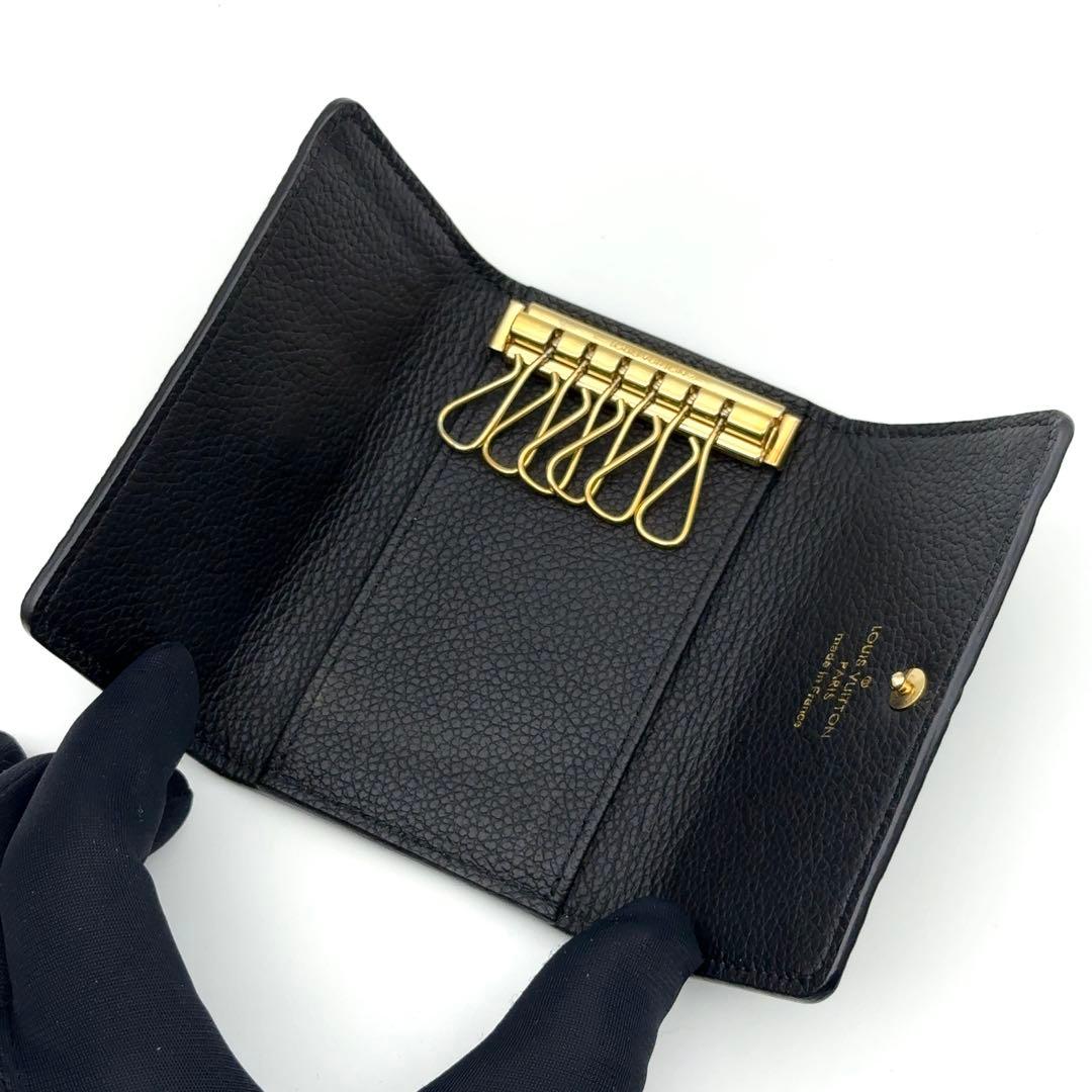 【最高級美品】ルイヴィトン アンプラント ミュルティクレ６ キーケース ノワール