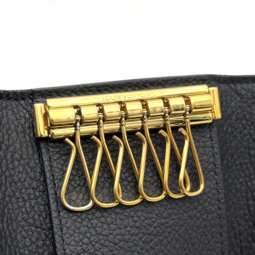 【最高級美品】ルイヴィトン アンプラント ミュルティクレ６ キーケース ノワール