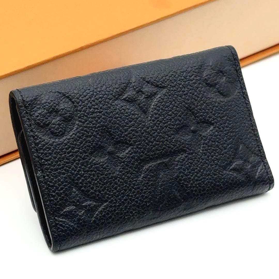 【最高級美品】ルイヴィトン アンプラント ミュルティクレ６ キーケース ノワール