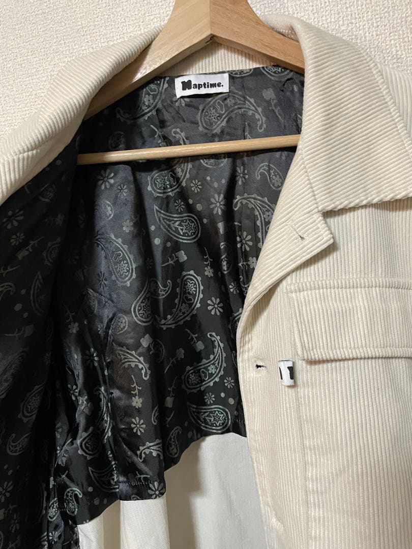 Naptimeコーデュロイジャケット Nissy Mベージュ ナップタイム