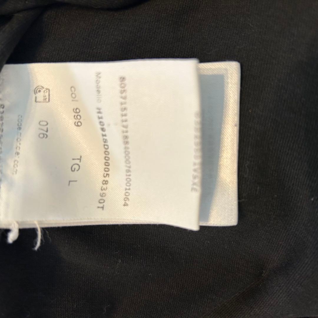 美品 MONCLER モンクレール 長袖 Tシャツ ロンT 紺色 Lサイズ