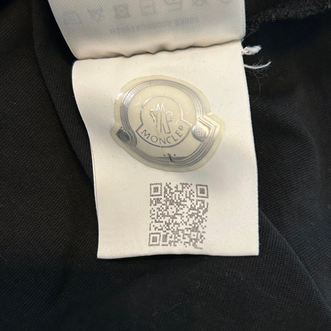 美品 MONCLER モンクレール 長袖 Tシャツ ロンT 紺色 Lサイズ