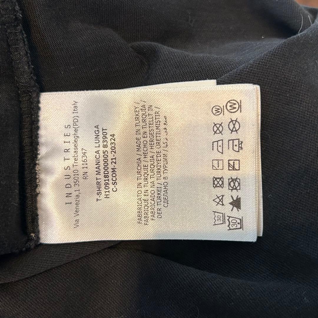 美品 MONCLER モンクレール 長袖 Tシャツ ロンT 紺色 Lサイズ