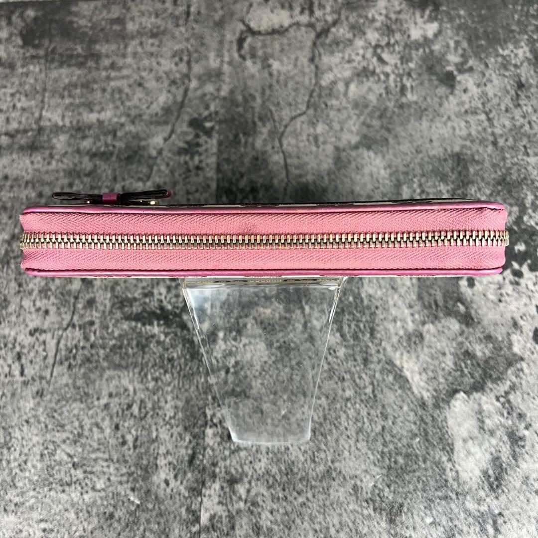 GUCCI GG キャンバス ハート リボン インターロッキング 長財布