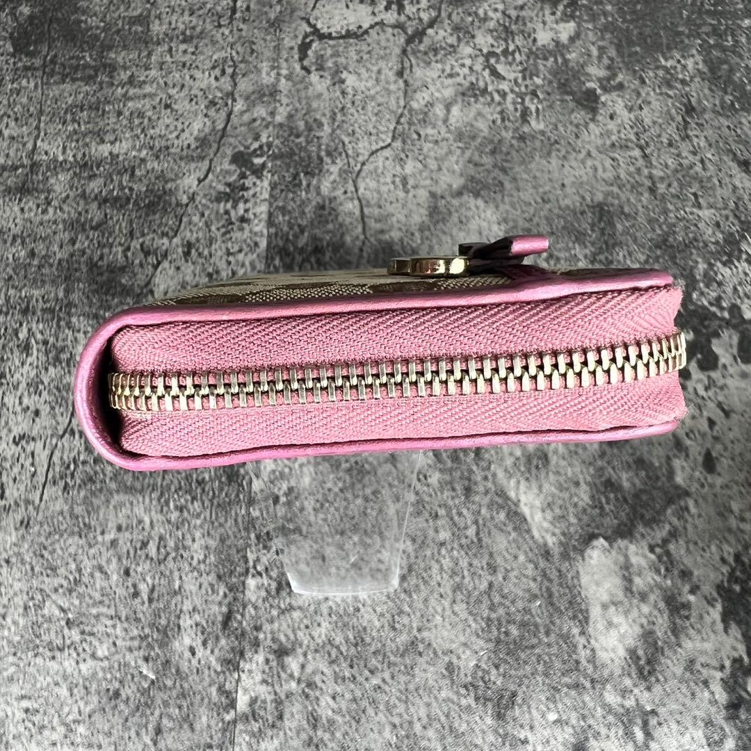 GUCCI GG キャンバス ハート リボン インターロッキング 長財布