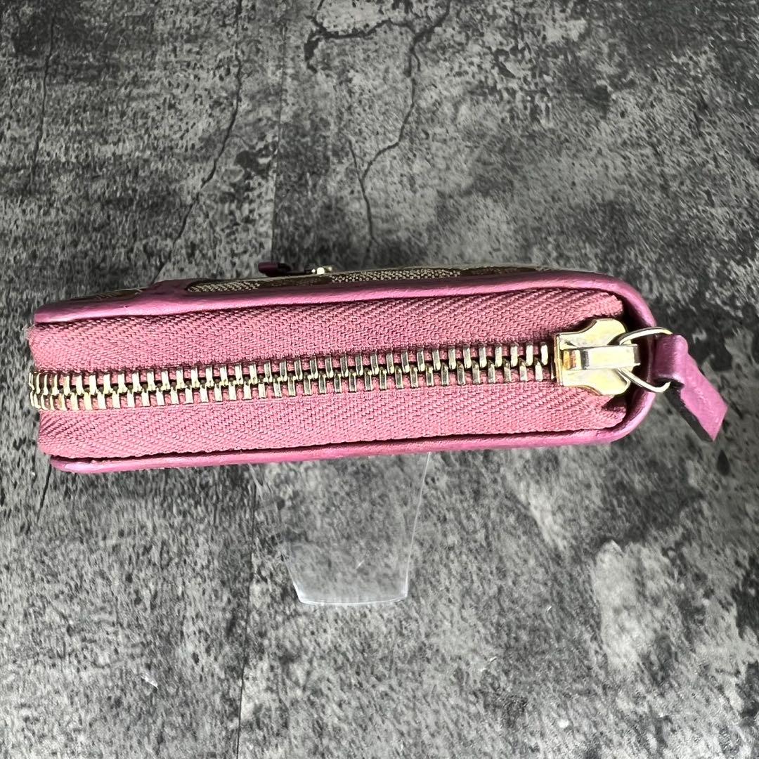 GUCCI GG キャンバス ハート リボン インターロッキング 長財布