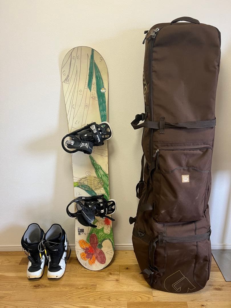 【くるまさ】BURTON スノーボードセット(ボード、ビンディング、ブーツ