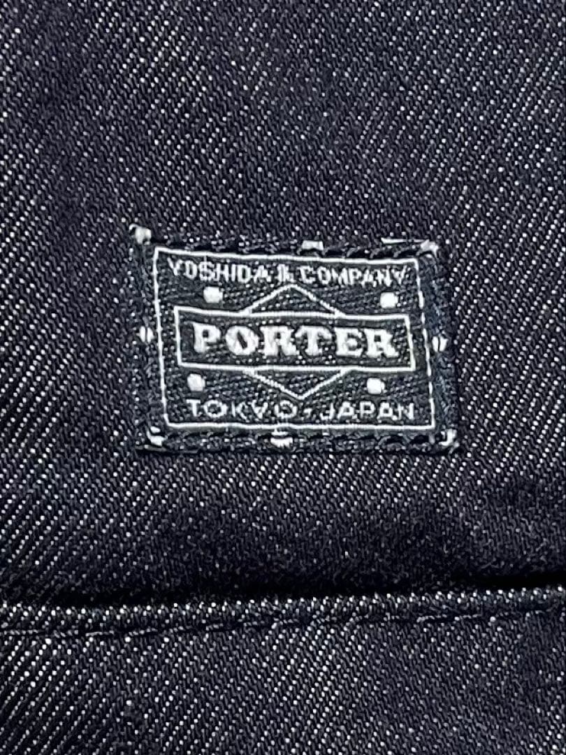 ✨未使用品✨PORTER ポーターガール トートバック A4可 デニム　肩がけ