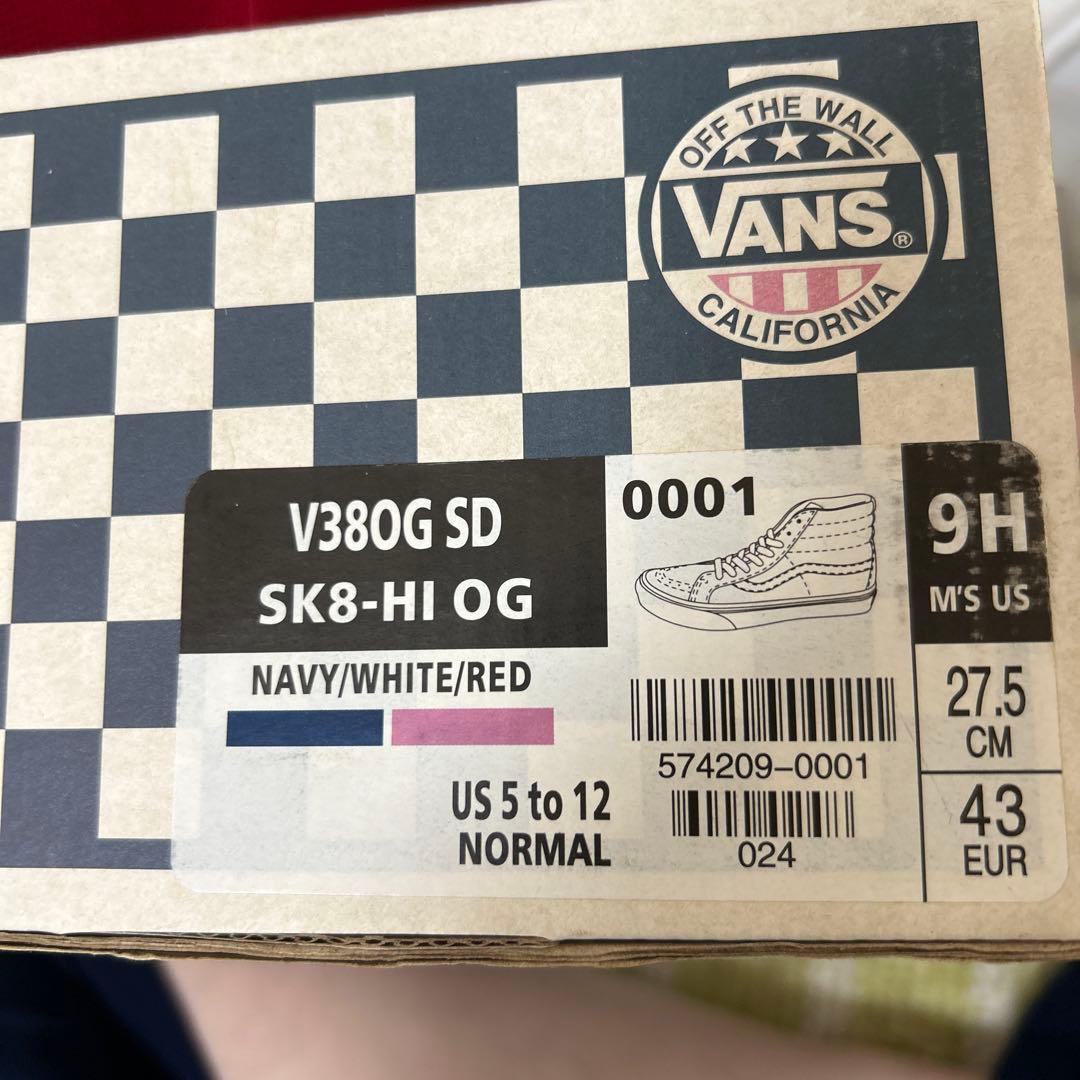 美品バンズVANS スタンダードカリフォルニアSK8-HI スタカリ