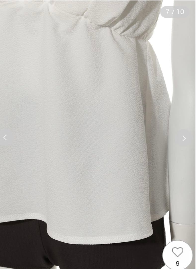 ギャザーパフデザイン2wayスイムウェア