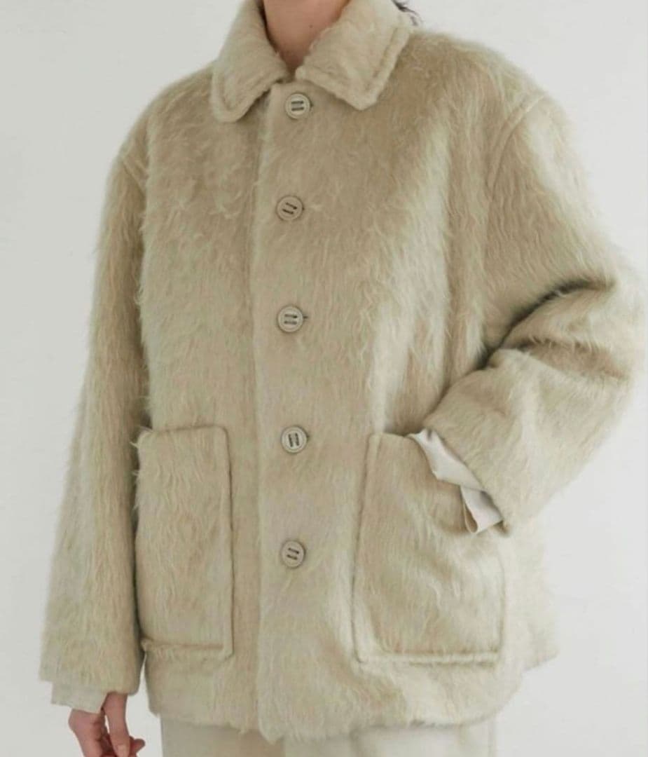 専用【la peau de gem】shaggy middle coat