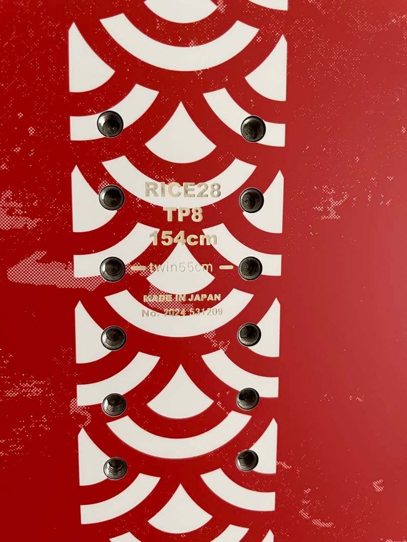 SSSSGさん専用RICE28 TP8スノーボード 154cm 24-25モデル