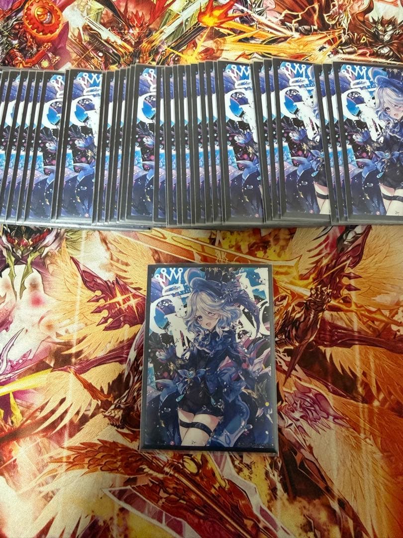 デュエルマスターズ 赤白緑サムライ　デッキ　スリーブ付き