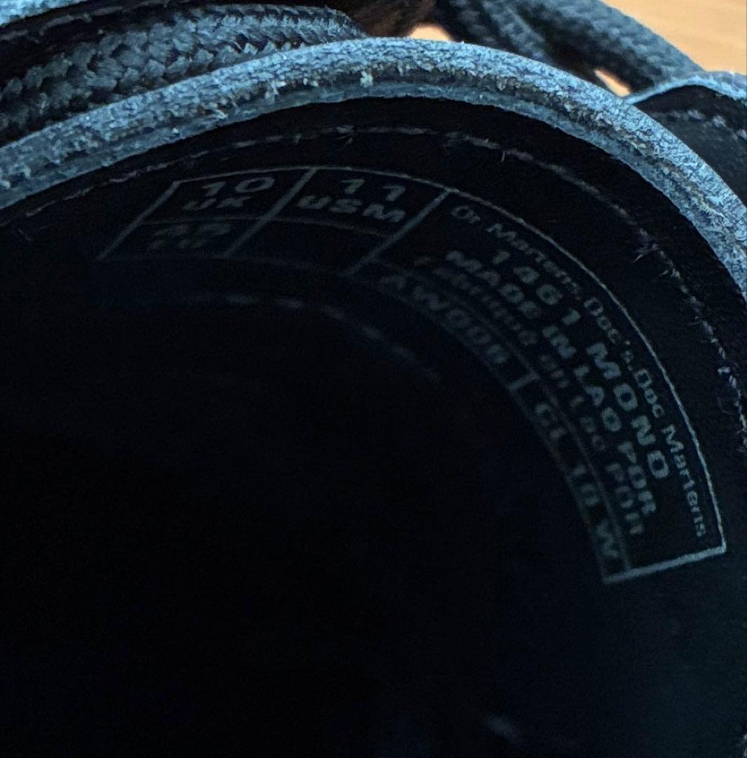Dr. Martens 黒 3ホールシューズ