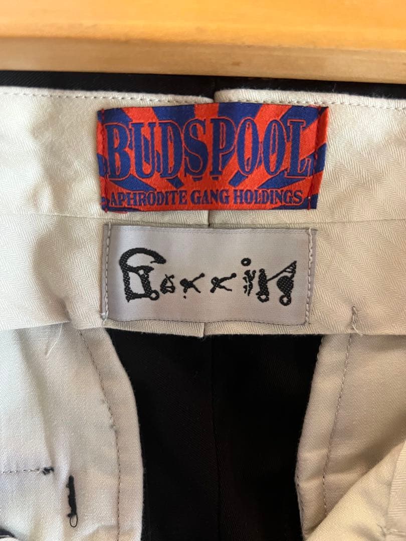 BUDSPOOL × GAKKIN 花罰家紋　TROUSERS