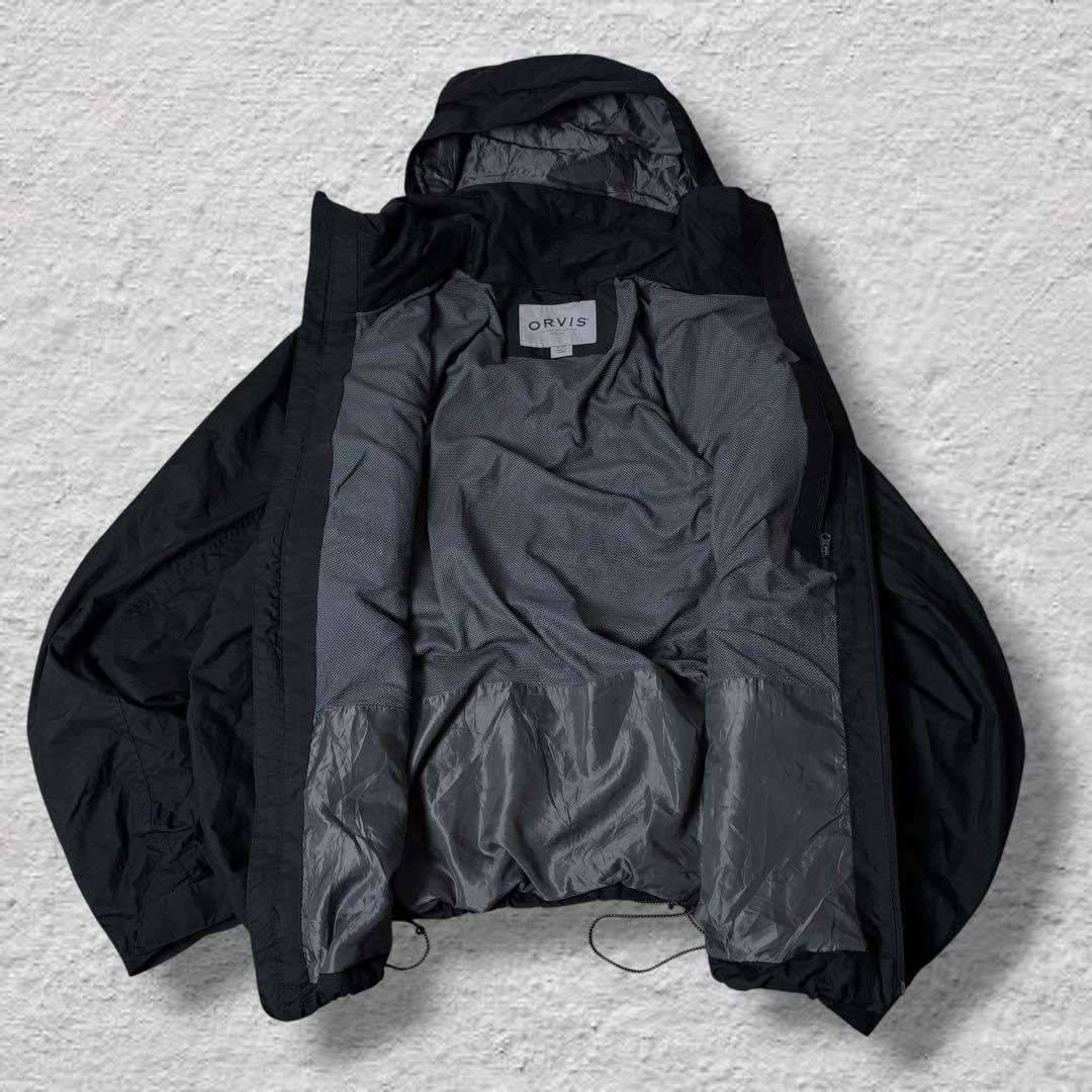 ORVISフィッシングジャケット90sブラックvintage古着メンズXL