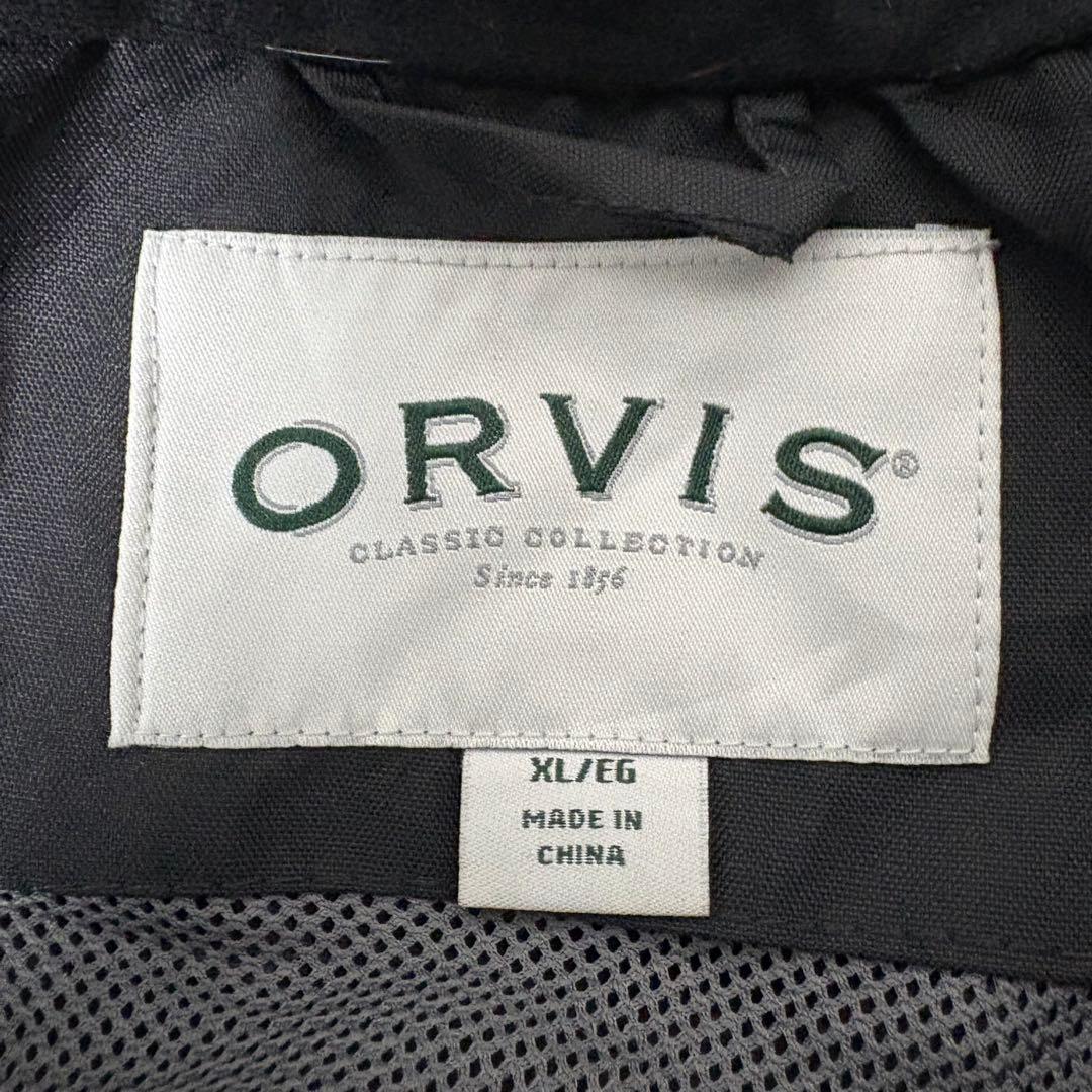 ORVISフィッシングジャケット90sブラックvintage古着メンズXL