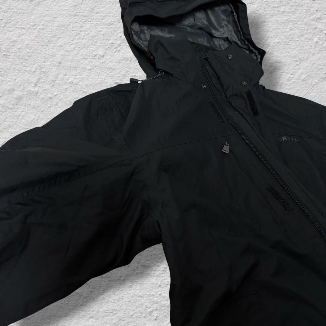 ORVISフィッシングジャケット90sブラックvintage古着メンズXL