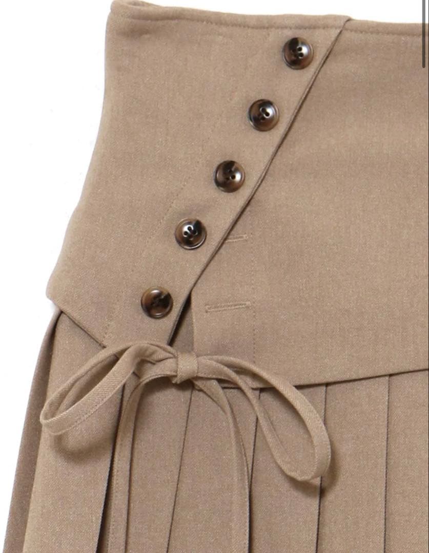 確実正規品 Jade highwaist mini skirt BEIGE