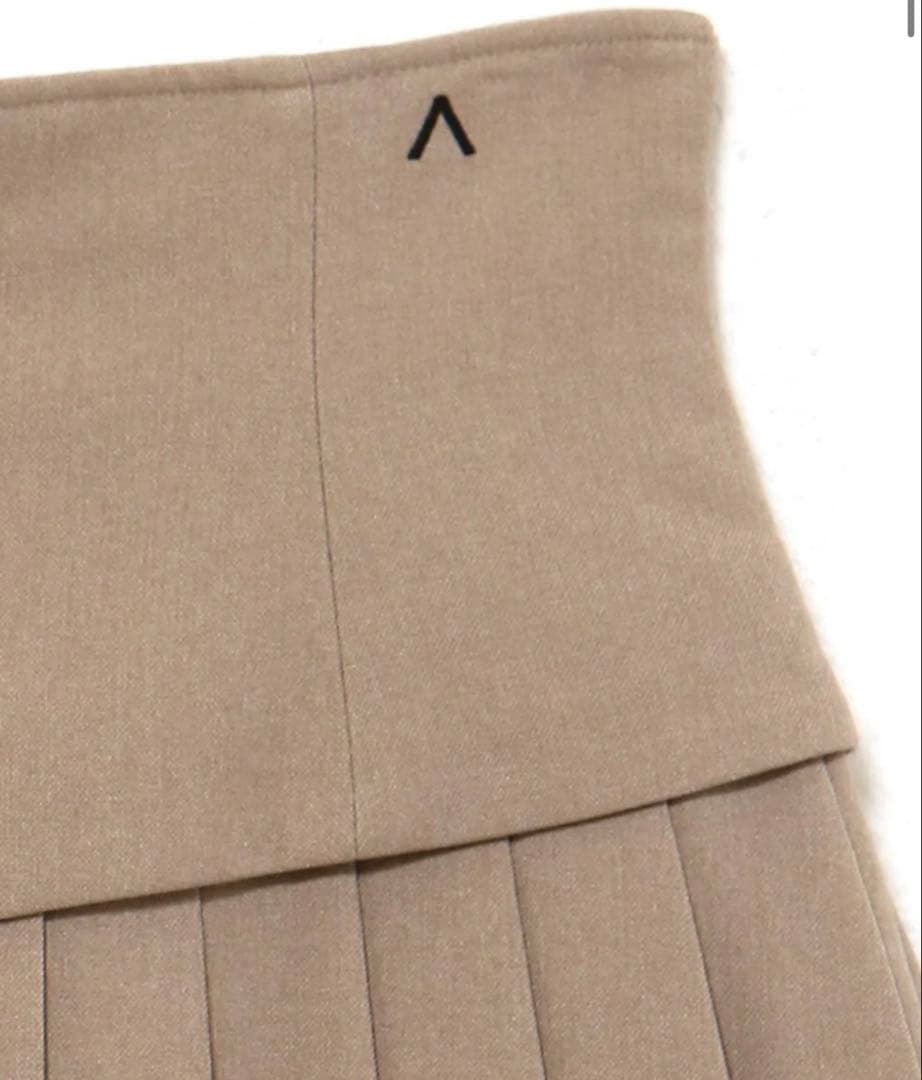 確実正規品 Jade highwaist mini skirt BEIGE