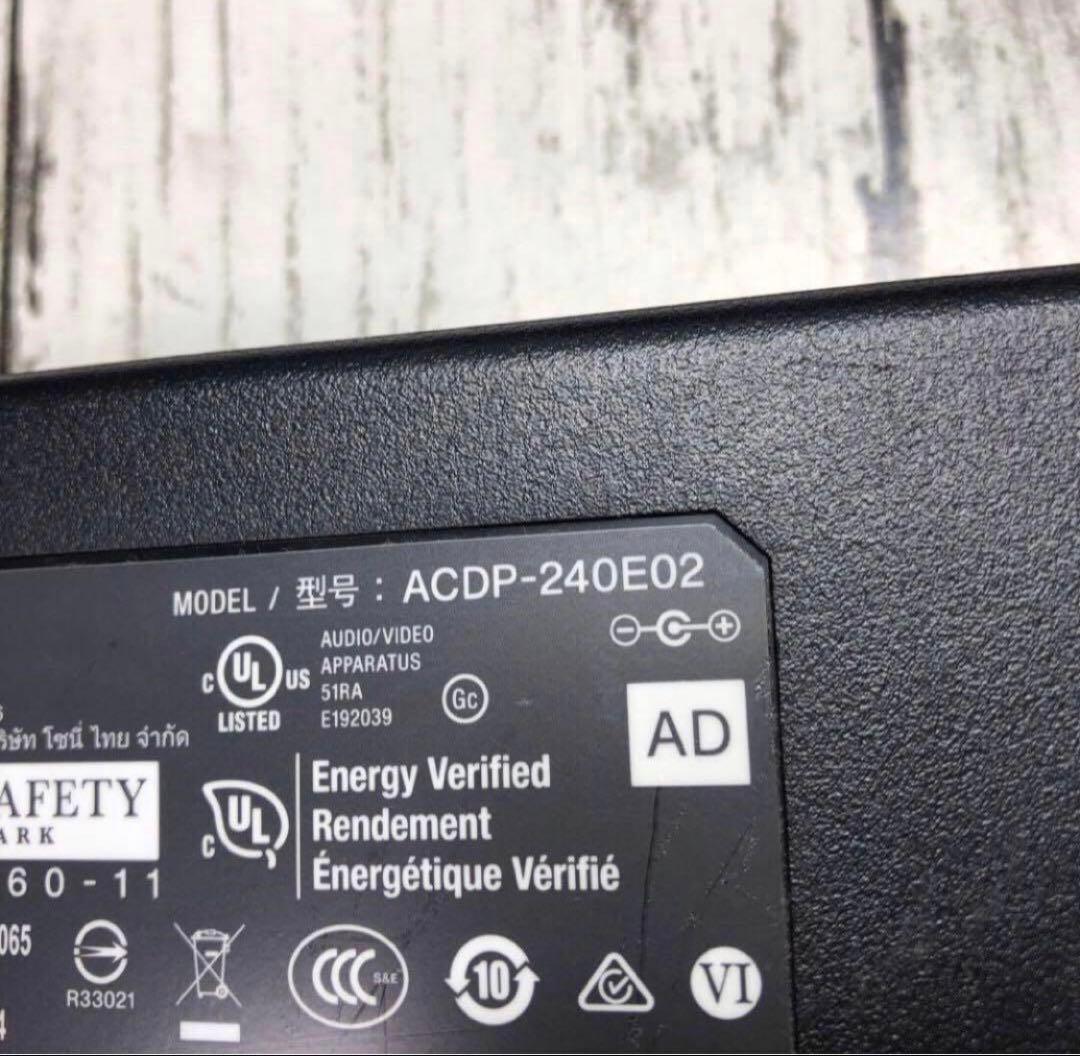 ソニー ACDP-240E02 ACアダプター 　　ブラビア　美品良品