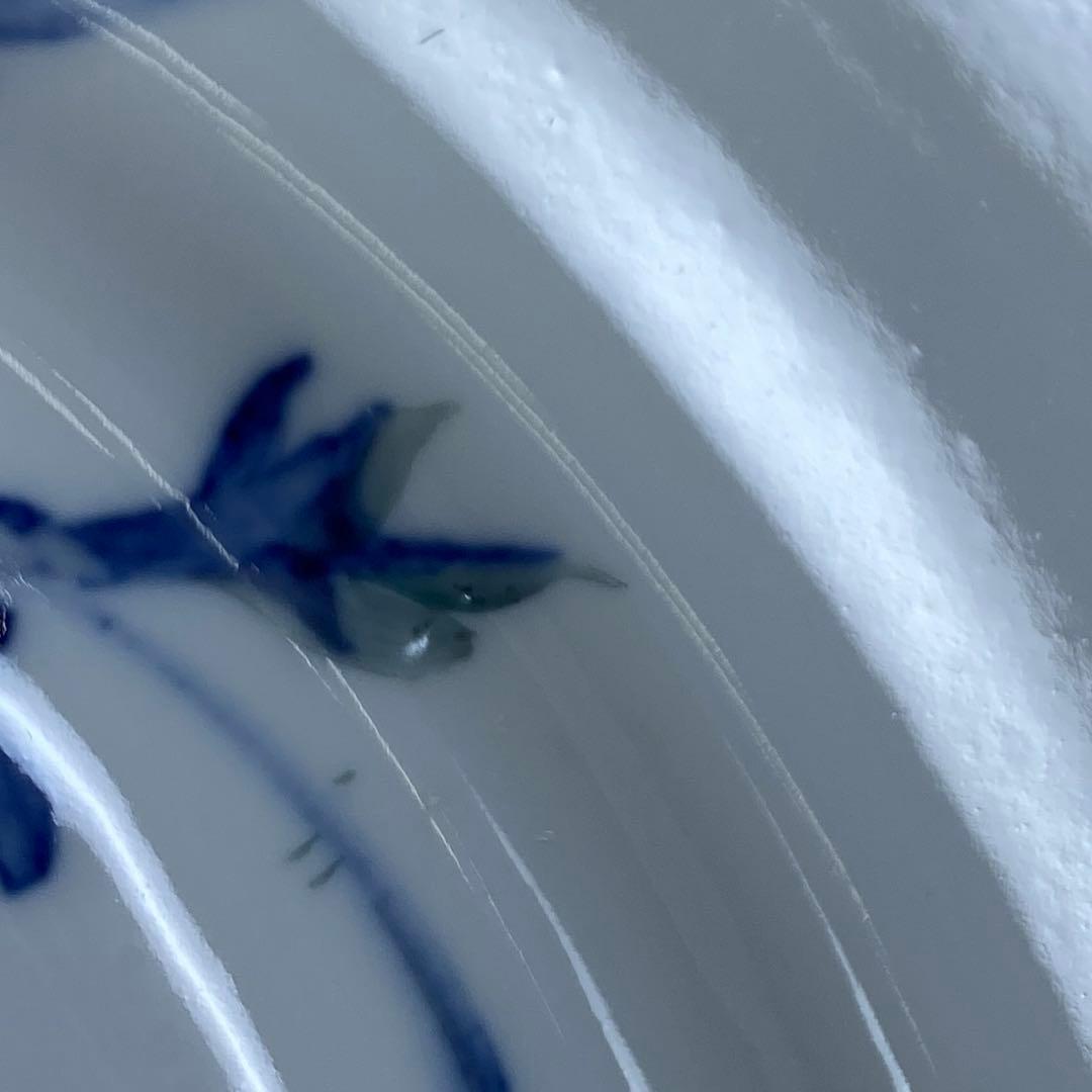 マイセン　現代花プレートA 幅約20.6㎝ 東さ7-0202②