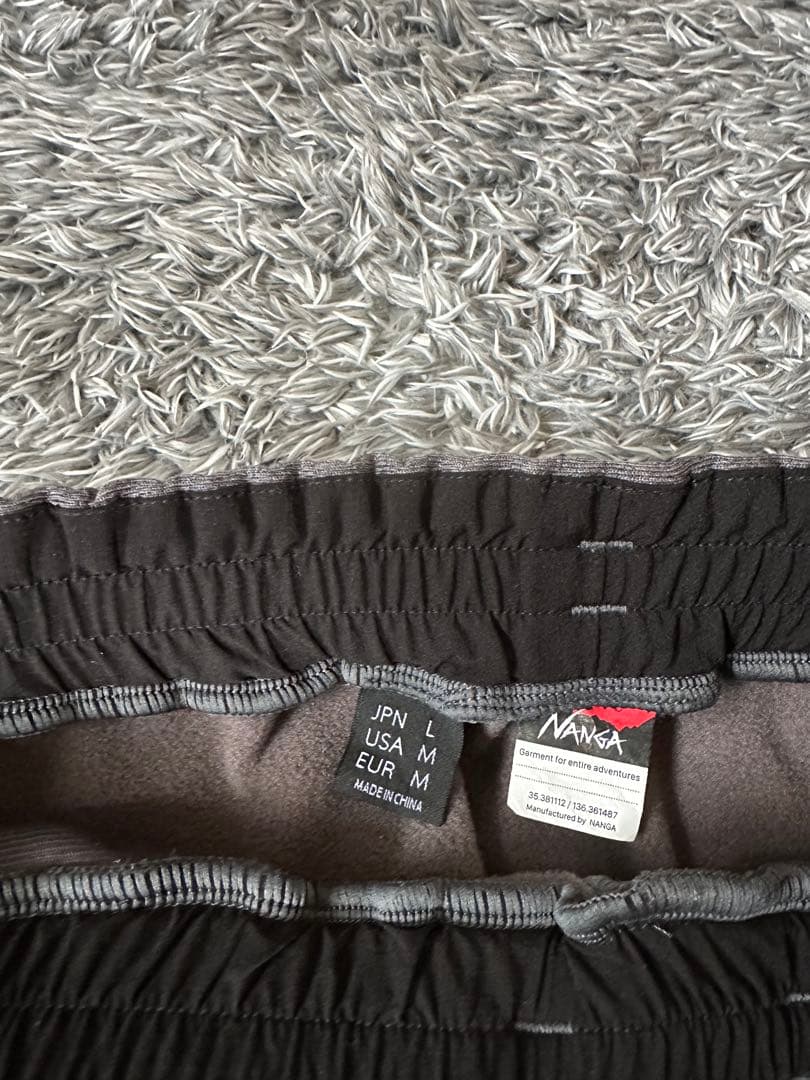 ナンガ　ポーラテック　パワーストレッチパンツ　グレー　Lサイズ