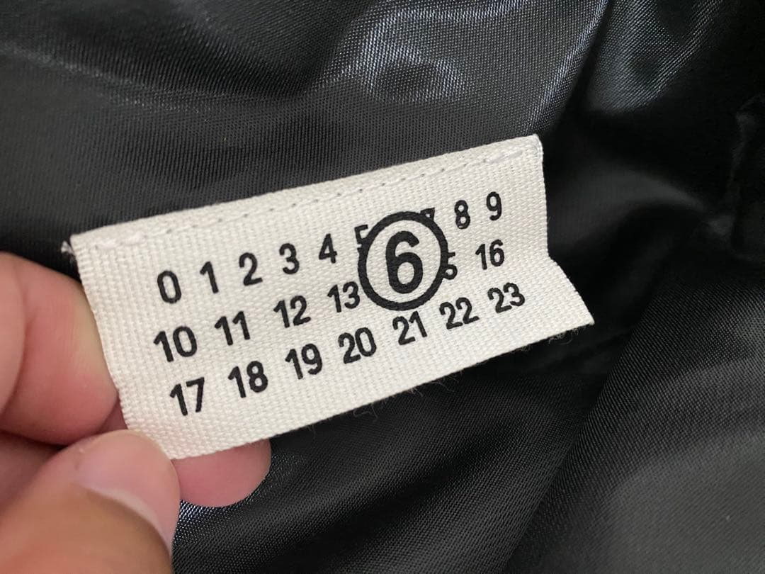 MM6 maison margiela ドローストリングバッグ　ブラック