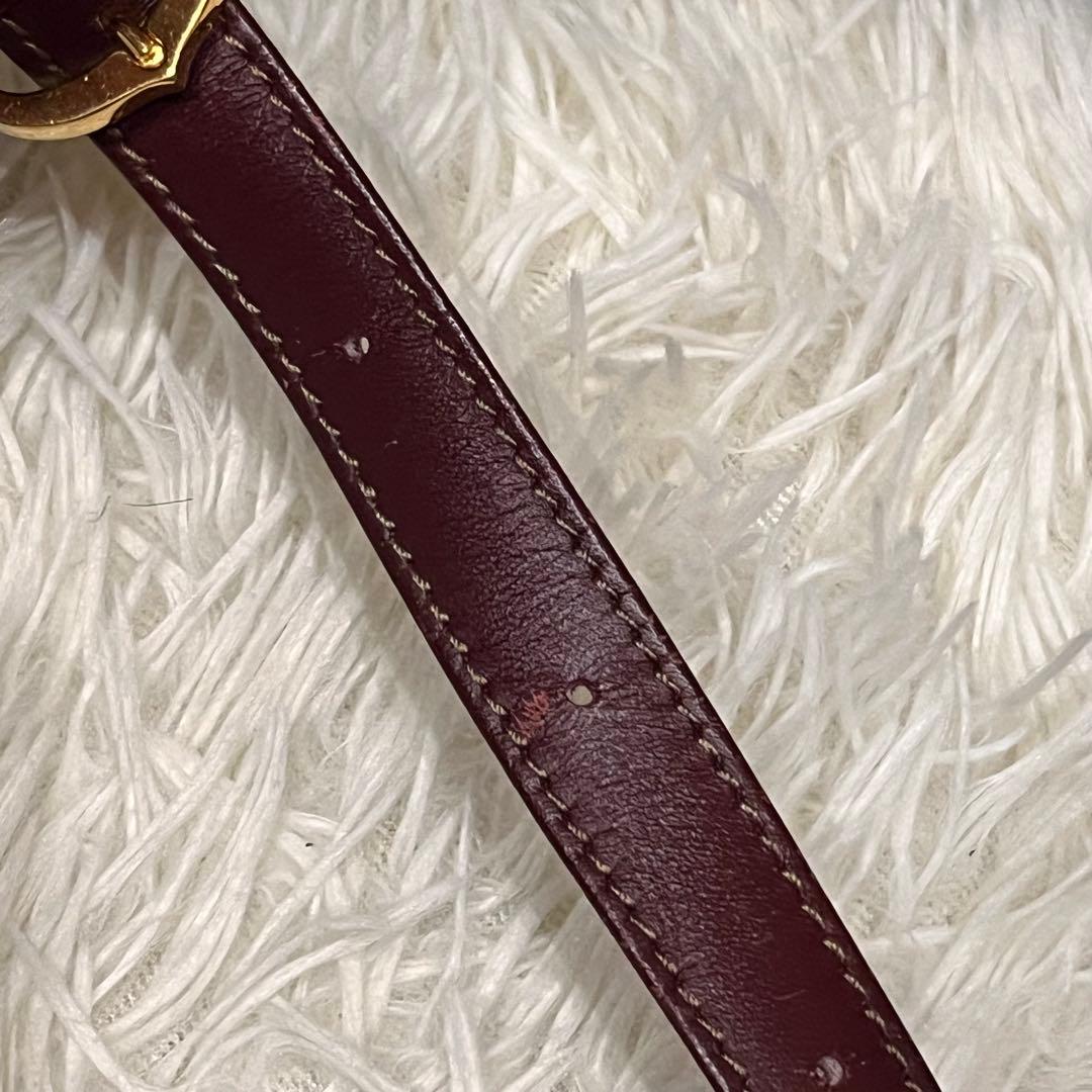 Cartgier マストライン　ボルドー　巾着ショルダーバッグ　ショルダーバッグ