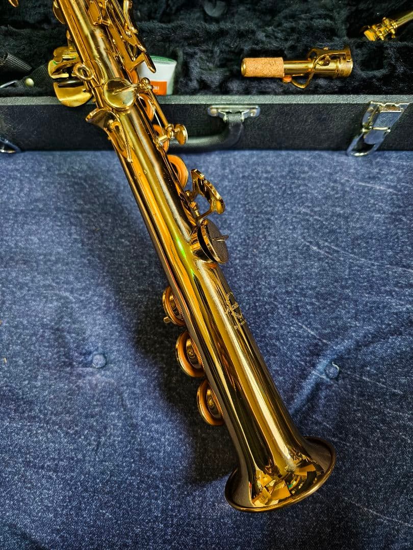 MAXTONE ソプラノサックス 管楽器 ハードケース付属