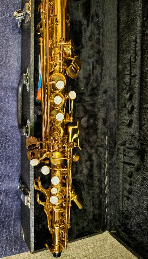 MAXTONE ソプラノサックス 管楽器 ハードケース付属
