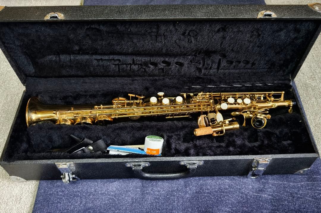 MAXTONE ソプラノサックス 管楽器 ハードケース付属