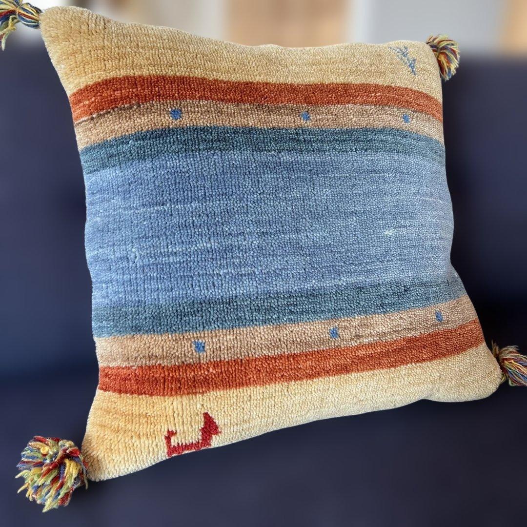 ギャッベクッションカバー３点セット