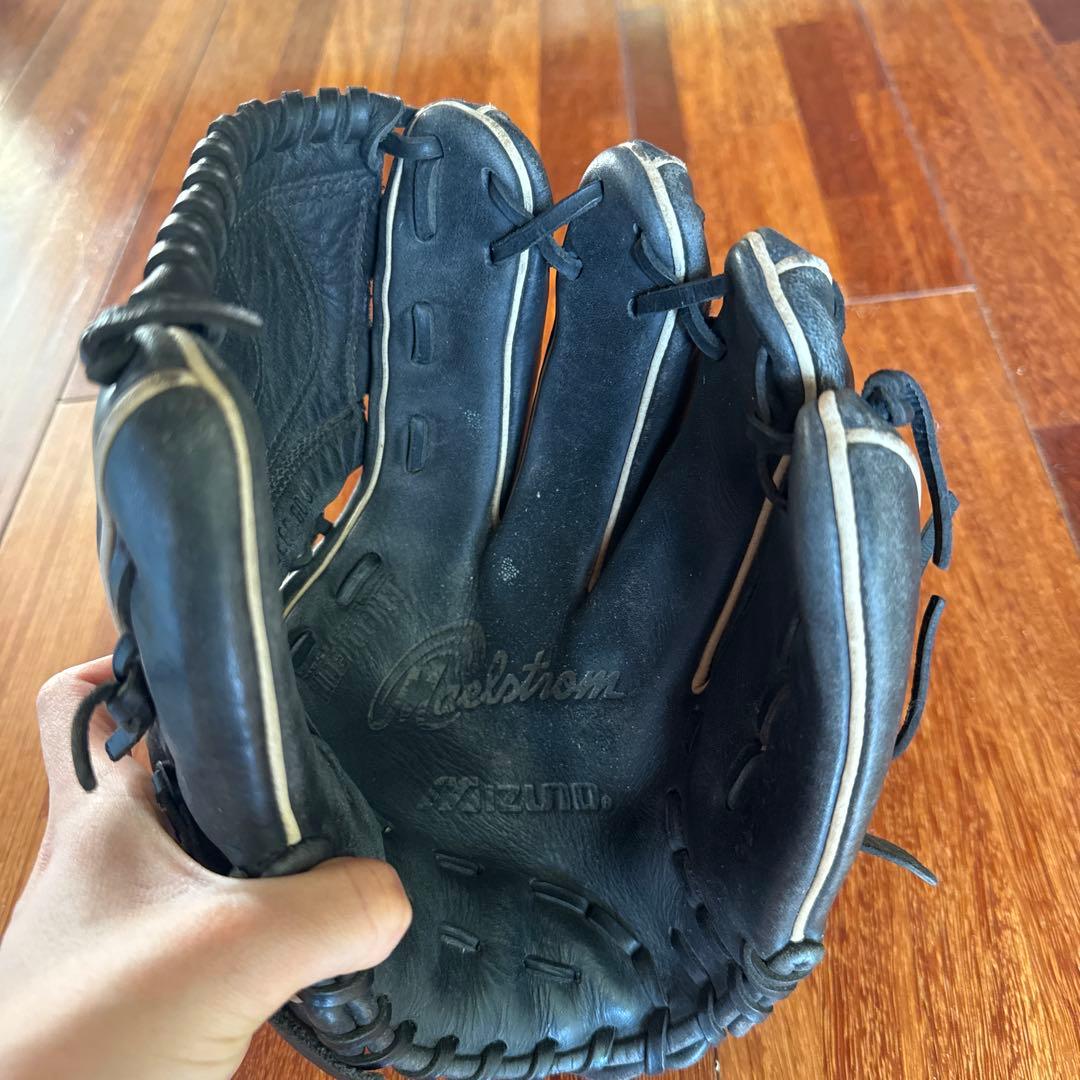 Mizuno プロフェッショナルモデル 野球グローブ 黒