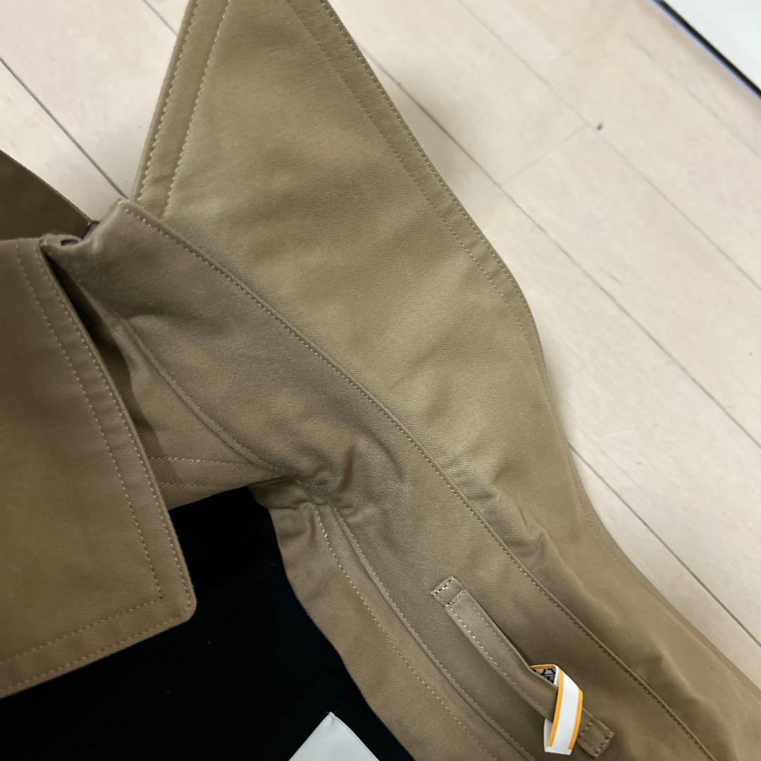 ハイクベージュ レギュラーフィットトレンチコート 1